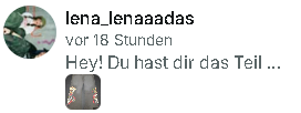 Vinted-Nachricht von lena_lenaaadas